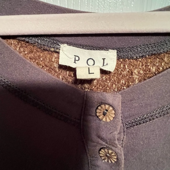 POL Women's Mauve and Beige Top - Picture 3 of 6